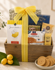 Lemon Breeze Cookies and Tea Summer Gift Tote