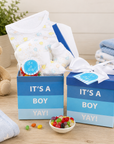 It's A Boy New Baby Gift Basket