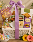 Garden of Indulgence Gourmet Gift Basket with Tea & Cookies