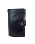 Chanel Caviar Timeless CC Zippered Pocket Black Wallet