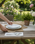 Orchid Handwoven Iraca Palm Placemat
