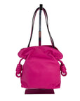 Loewe Nappa Pink Flamenco Medium Knot Shoulder Bag