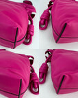 Loewe Nappa Pink Flamenco Medium Knot Shoulder Bag