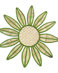 Leaf Bloom Handwoven Iraca Placemat