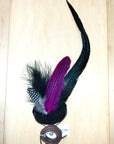 **Boho Western Hat w/ Choice of Feather Hat Band-Brown 982d
