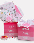 It's A Girl New Baby Gift Basket