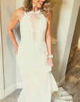 Boho Western Wedding Floral & Feather Bridsmaid Hat in Tan 984p