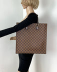 Louis Vuitton Sac Plat Damier Ebene Shopping Tote