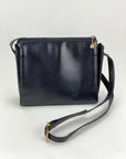 Dior Black Leather Adjustable Shoulder Bag