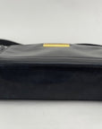 Dior Black Leather Adjustable Shoulder Bag