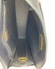 Dior Black Leather Adjustable Shoulder Bag