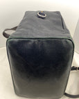 Celine Black Leather Handle Bag Vintage Briefcase messenger Bag
