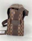 Louis Vuitton Damier Ebene Canvas Naviglio Shoulder Men's Messenger Bag
