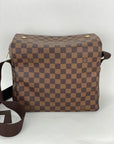 Louis Vuitton Damier Ebene Canvas Naviglio Shoulder Men's Messenger Bag