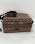 Louis Vuitton Damier Ebene Canvas Naviglio Shoulder Men's Messenger Bag