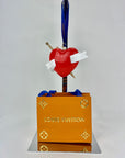 Louis Vuitton Red Heart Ornament