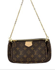 Louis Vuitton Multi Pochette Accessoires Monogram Canvas Brown Preowned