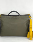 FENDI SELLERIA large Peekaboo Iconic Essential Messenger Briefcase Attache