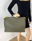 FENDI SELLERIA large Peekaboo Iconic Essential Messenger Briefcase Attache