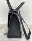 Givenchy Obsedia Medium Flap Black Pebbled Calfskin Satchel Hand Bag