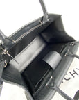 Givenchy Obsedia Medium Flap Black Pebbled Calfskin Satchel Hand Bag