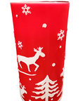Deer & Tree Water Fountain Candle