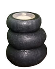 Rock Water Fountain Candle