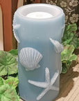 Beach Shells Water Candle