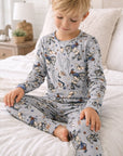 Western Cowboy Rodeo Children's Bamboo Pajama Set