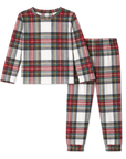 Kids Christmas Plaid Pajamas – Soft Bamboo Holiday PJ's
