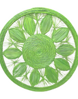 Leaf Medallion Handwoven Iraca Placemat