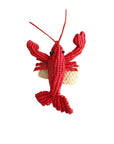 Lobster Handwoven Iraca Napkin Ring