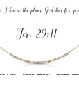 Dot & Dash Jeremiah 29:11 Necklace
