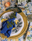 Lemon Handwoven Iraca Placemat
