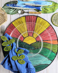 Sunrise Handwoven Iraca Placemat