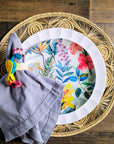 Peacock Handwoven Iraca Napkin Ring