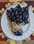 Butterfly Handwoven Iraca Napkin Ring