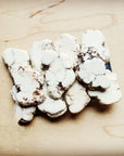 White Turquoise Slab Belt Buckle Medium Size 902m