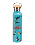 I'd Rather Be Camping Water Bottle
