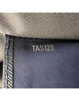 Louis Vuitton Pochette Voyage MM Taiga Dark Blue Leather Hand Bag Limited Edition