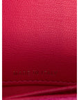 Chanel Velvet Quilted Timeless Fuchsia Wallet Chain Clutch