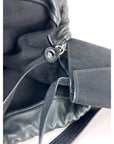 Saint Laurent Lambskin Teddy Drawstring Sac Bucket Bag