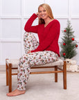 Western Christmas Adult Pajama Pants – Soft Bamboo Unisex