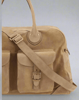 Brunello Cucinelli Men's Suede Travel Bag