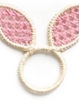 Easter Bunny Ears Handwoven Iraca Napkin Ring