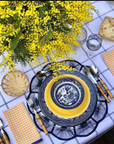Petal Perfection Handwoven Iraca Placemat