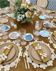 Plumeria Handwoven Iraca Placemat