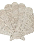 Shell Handwoven Iraca Placemat