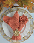 Star Flower Handwoven Iraca Napkin Ring