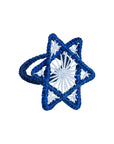 Star of David Handwoven Iraca Napkin Ring